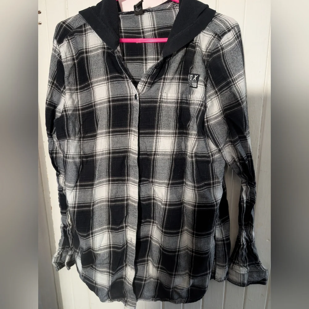 FOX RACING PLAID SHIRT - Picture 2 of 8
